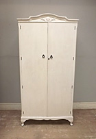 Small vintage painted armoire